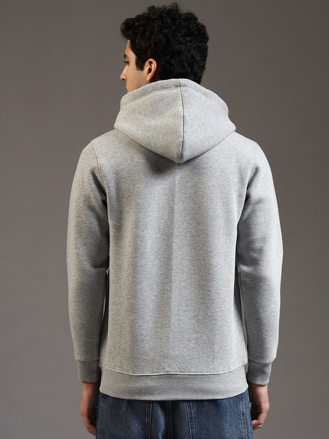 Blue Lemon Grey Zip-Up Hoodie