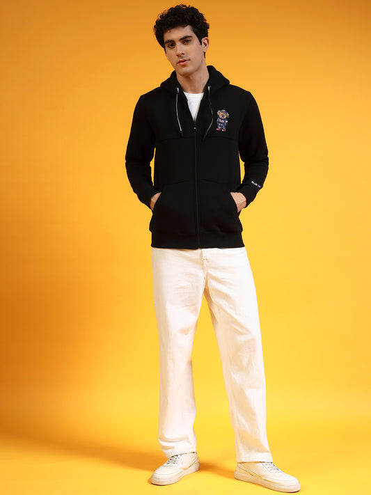 Blue Lemon Midnight Black Zip-Up Hoodie
