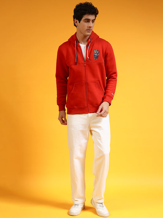 Blue Lemon Red Zip-Up Hoodie