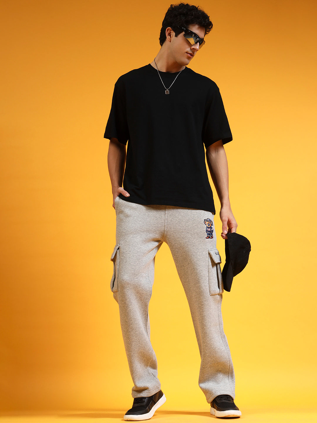 Blue Lemon Midnight Black Track Sweatpants