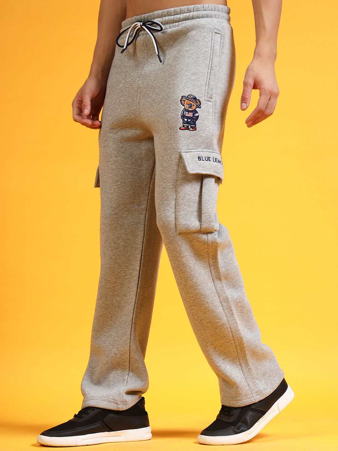 Blue Lemon Midnight Black Track Sweatpants