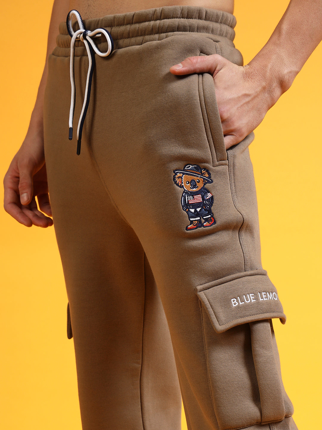Blue Lemon Midnight Black Track Sweatpants
