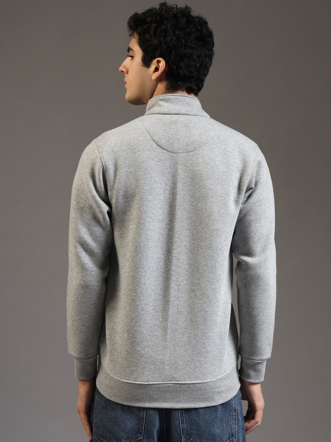 Blue Lemon Hazelnut Brown Zip up Sweatshirt