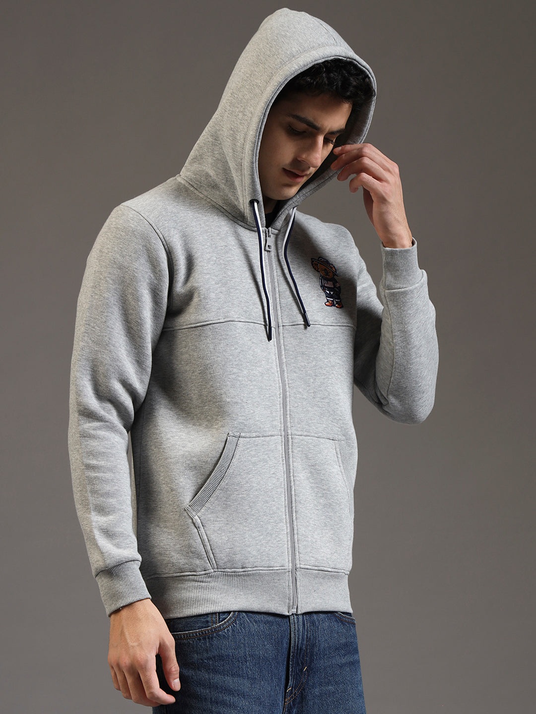 Blue Lemon Red Zip-Up Hoodie