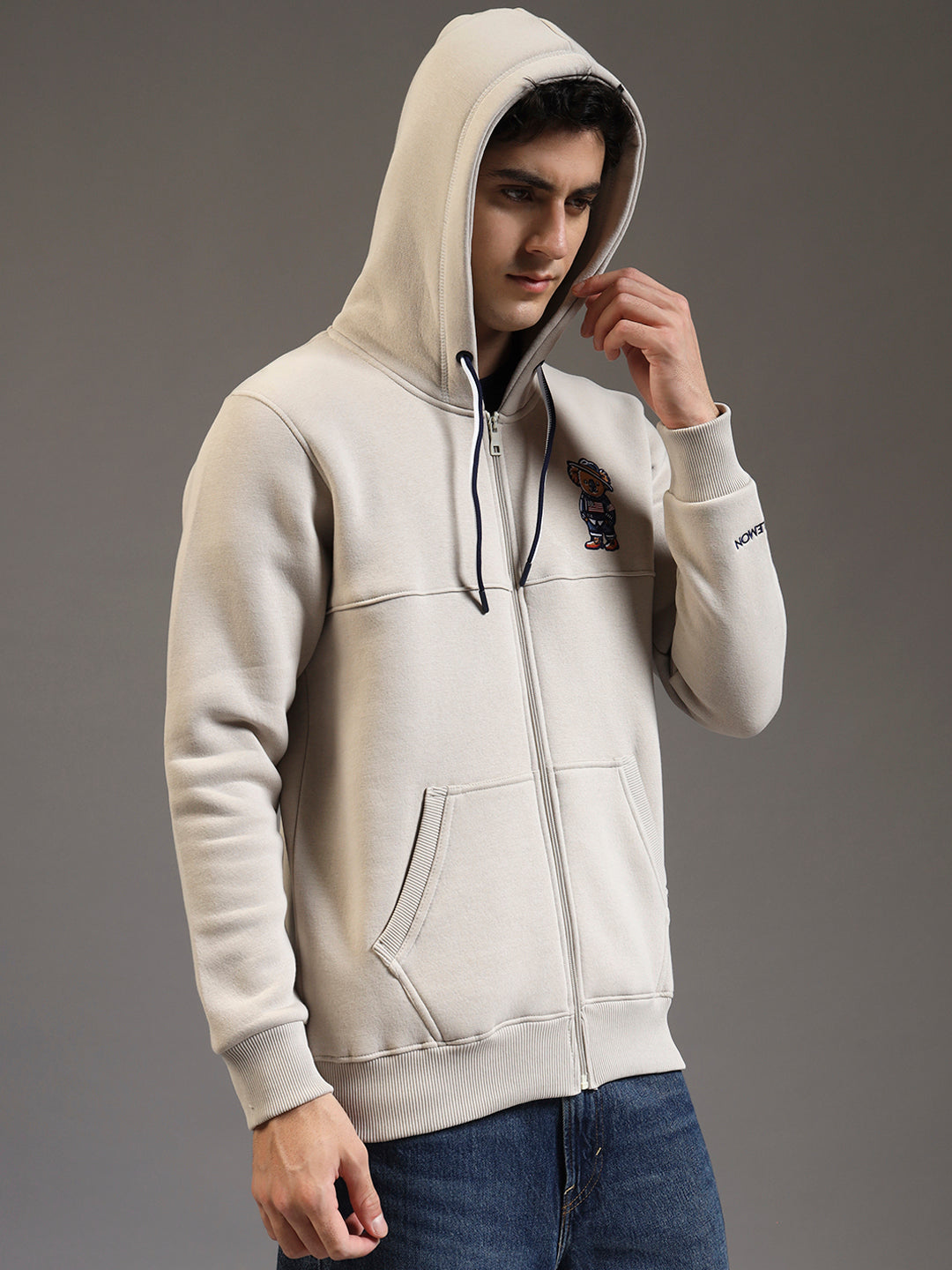 Blue Lemon Red Zip-Up Hoodie