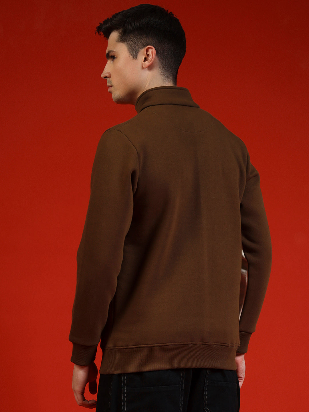 Blue Lemon Sandy Beige Stripe Quarter-Zip Sweatshirt
