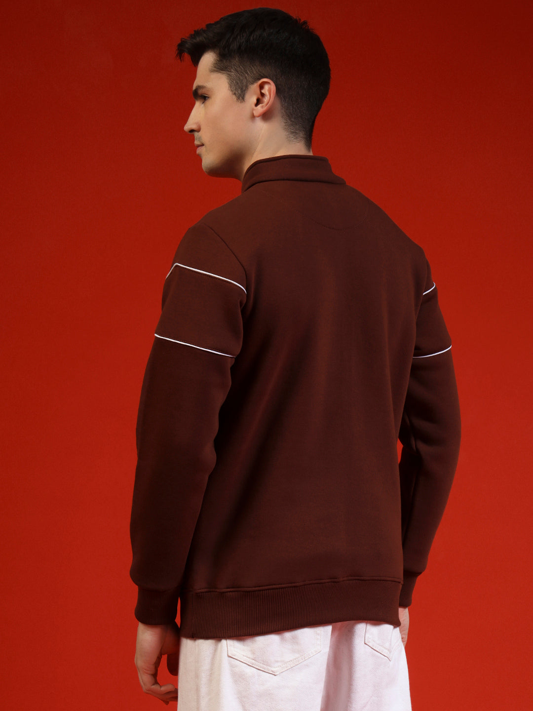 Blue Lemon Maroon Quarter-Zip Sweatshirt