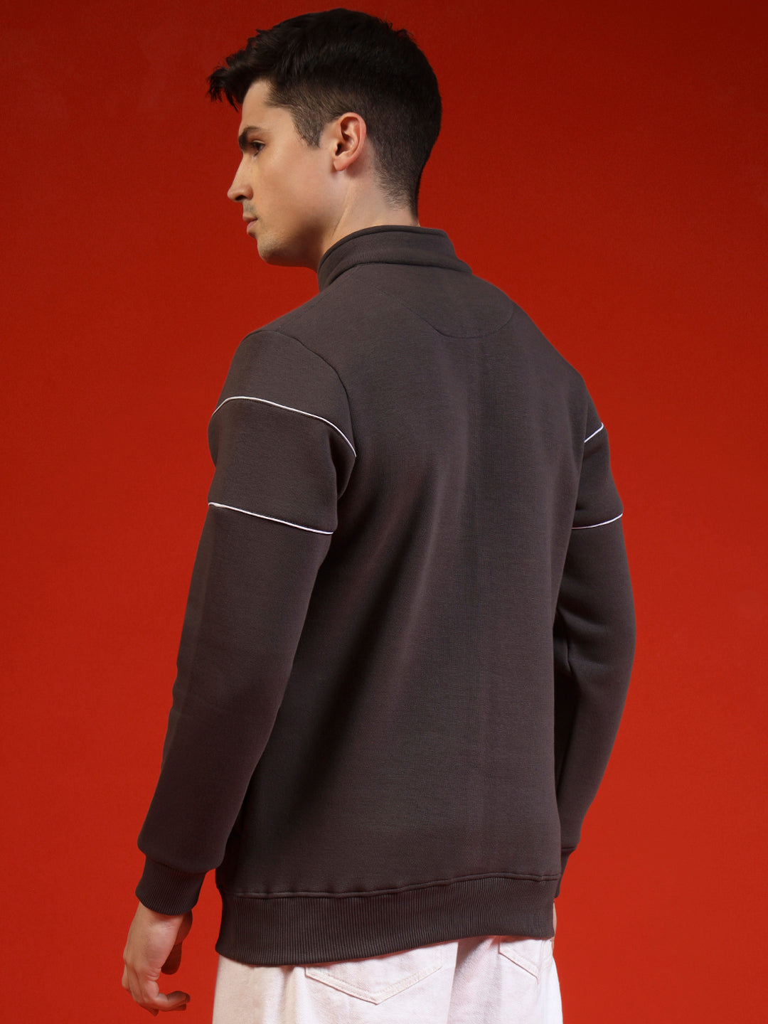 Blue Lemon Maroon Quarter-Zip Sweatshirt